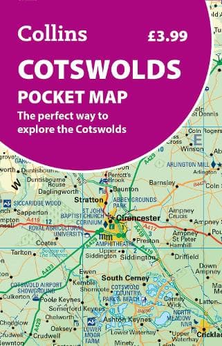 Cotswolds Pocket Map: The perfect way to explore the Cotswolds