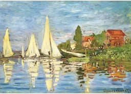Pusle 1000 tk Regattas at Argenteuil by Claude Monet