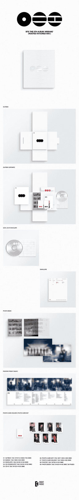 CD BTS - ARIRANG (Rooted In Korea / Rooted In Music Version)