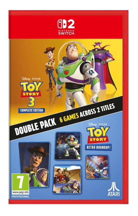 Switch 2 Toy Story: Retro Roundup! + Toy Story 3 Complete Edition Double Pack