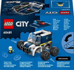 LEGO City Sõidukid – politseiveok