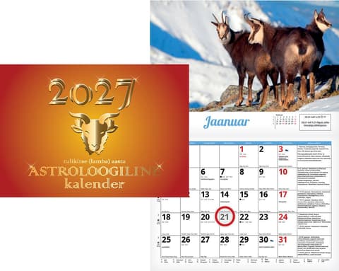 2027 Astroloogiline seinakalender