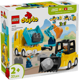 LEGO DUPLO Kolm ühes ehitusmasinad