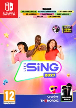Switch Let´s Sing 2027 & 2 microphones