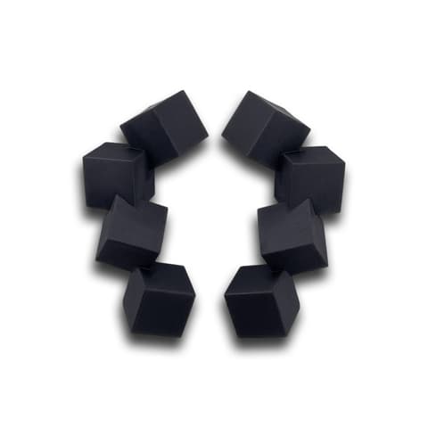 Kõrvarõngad Cubic must