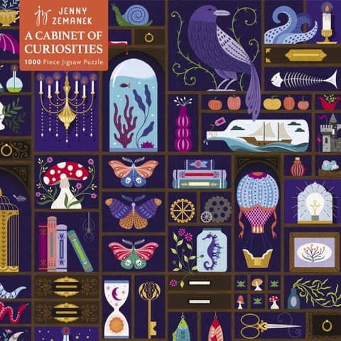Adult Jigsaw Puzzle: Jenny Zemanek: A Cabinet of Curiosities 1000-Piece Jigsaw Puzzles