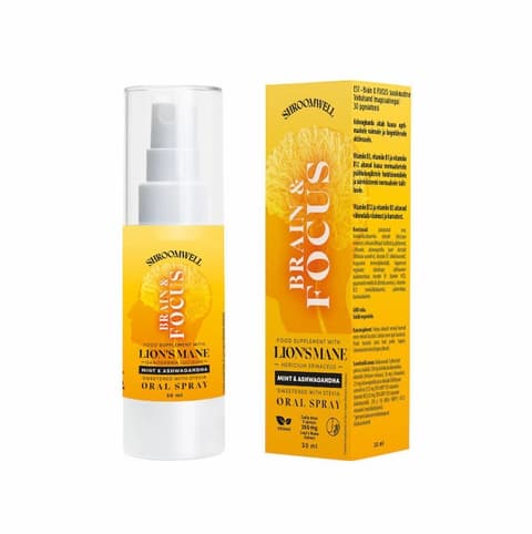 Lõvilaka Bioaktiivne Suusprei “Brain & Focus” 30ml