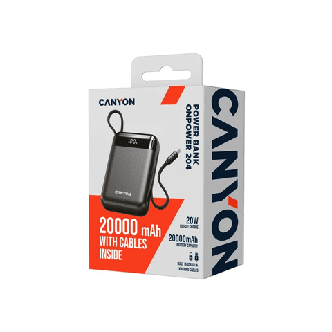 Canyon Akupank OnPower 204 20000mAh, Must