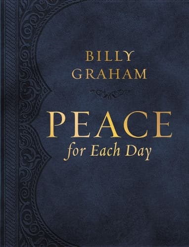 Peace for Each Day, Large Text Leathersoft: Devotions to Comfort Your Soul and Calm Your Mind (A 365-Day Devotional)