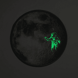 Mustard Mouse Mat/Hiirematt - Space