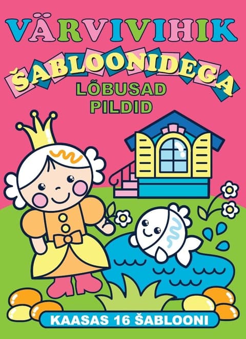 Lõbusad pildid. Värvivihik šabloonidega