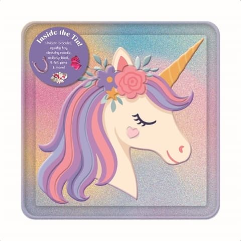 My Magical Unicorn Tin: A deluxe book and tin set with cute unicorn bracelet, squishy toy and more!