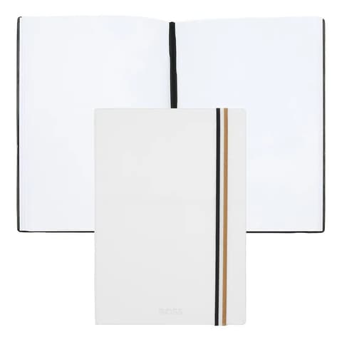 Märkmik A5 BOSS Iconic White, valge sisu