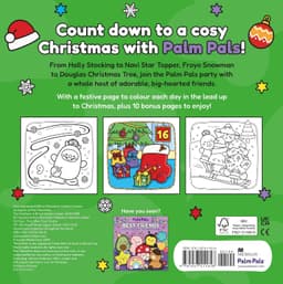 Palm Pals Festive Friends: An Advent Calendar Colouring Book