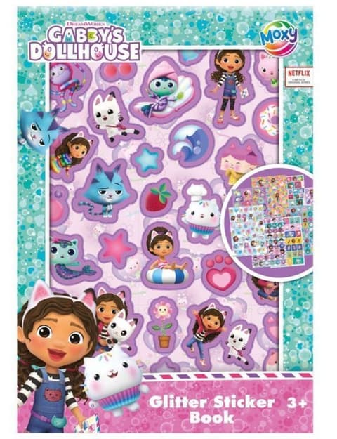 Gabby glitter sädelevate kleebiste raamat - A5 8 lehte                             