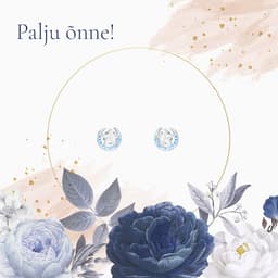 Sõnumikaart Kõrvarõngad "Palju õnne!"