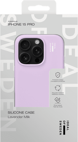 Silicone Case iPhone 15 Pro - Lavender Milk