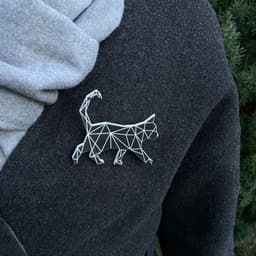 Ööhelk helkiv poss Kass must - karbis