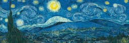 Pusle 1000 tk panoraam Starry Night by van Gogh