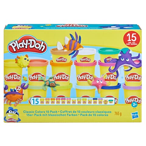 Play-Doh voolimismass Klassikalised värvid 15-pakk