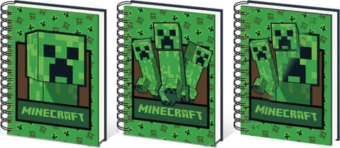 Märkmik MINECRAFT (CREEPER) A5 3D LENTICULAR NOTEBOOK