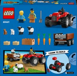 LEGO City Punane farmitraktor haagise ja lambaga (60461)
