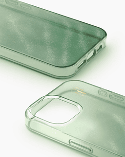 Clear Case iPhone 13/14/15/16E - Sage Green