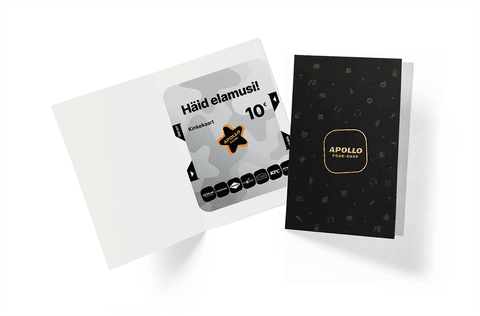 Apollo Klubi Kinkekaart 10 €, Apollo ümbrises