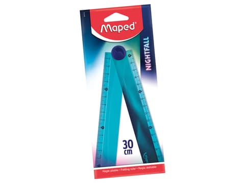 Joonlaud lahtikäiv 15/30 cm Maped Nightfall blistril