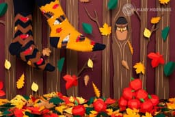 Many Mornings sokid APPLE HEDGEHOG-39-42