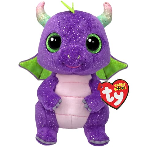 Pehme mänguloom TY DAPHNE - purple dinosaur reg