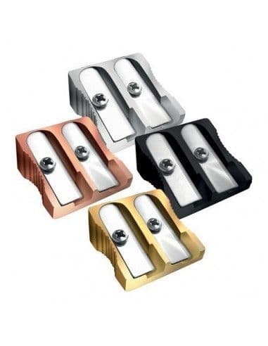 Pliiatsiteritaja Satin Gold, 2 auguga, metallist, assortii