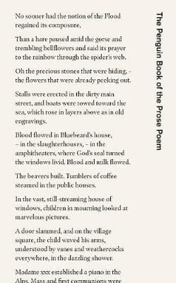The Penguin Book of the Prose Poem: From Baudelaire to Anne Carson