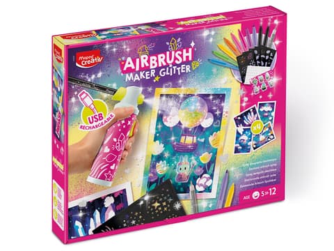 Kunstikomplekt Maped Creativ Airbrush Maker Glitter