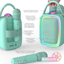 MOB Kaasaskantav Karaoke-Kõlar Singy Party - Sinine