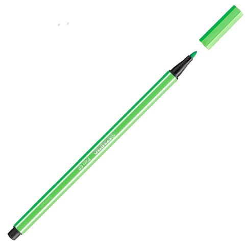 STABILO tindipliiats, Pen 68-16, hele smaragdroheline