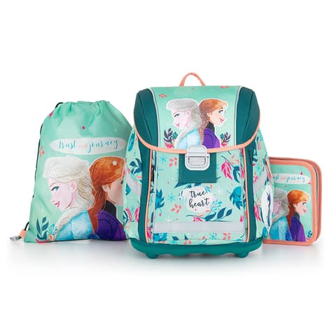 Komplekt PREMIUM LIGHT FROZEN - koolikott, pinal, spordiriiete kott