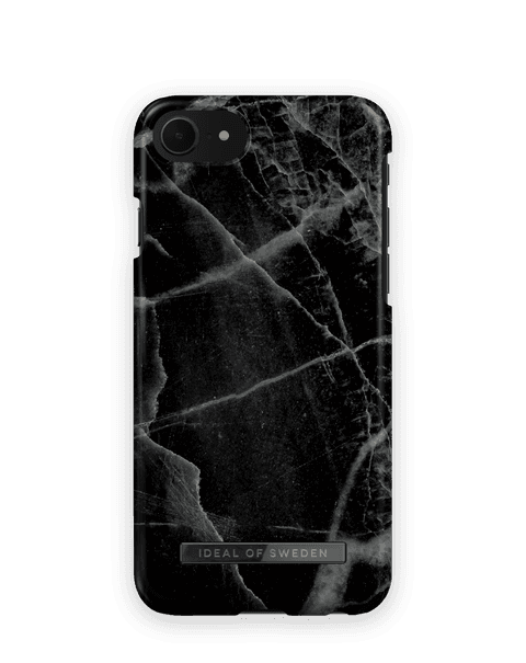 Fashion Case iPhone 8/7/6/6S/SE - Black Thunder Marble