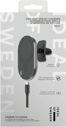Magsafe Charging Car Vent Mount Universal - Black