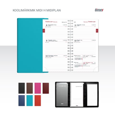 2026/2027 Timer Koolimärkmik MIDI "H" Midiplan