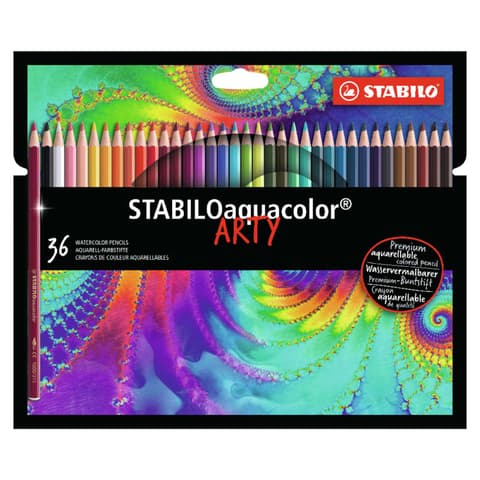 STABILO akvarellpliiats, ARTY, 36 värvi
