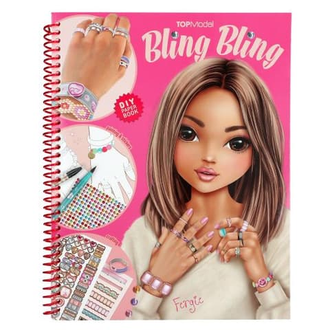 TOPModel Värvi- ja loovusraamat 2025 Bling Bling Ehted
