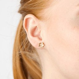 Kõrvarõngad Timi Sadia - Flower, Gold