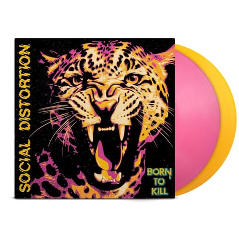 LP Social Distortion - Born To Kill (Pink & Yellow Vinyl)