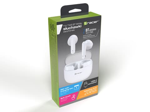 Tracer Juhtmevabad Kõrvaklapid T10, Valge