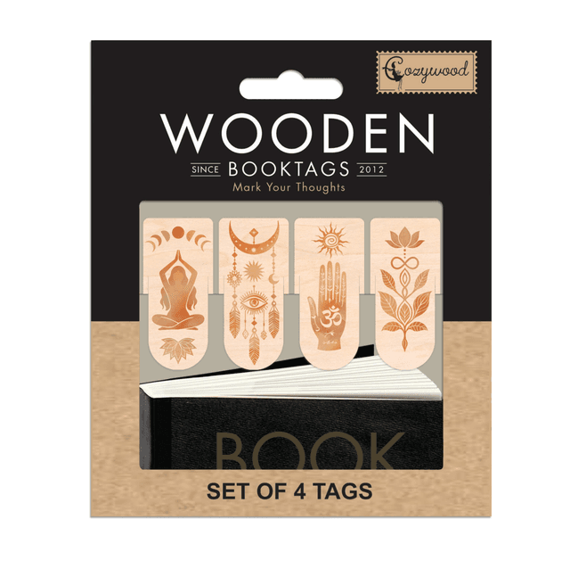 Puidust järjehoidja Yoga, 4 tk