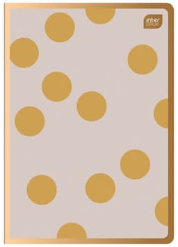 Kaustik A5 SATIN GOLD 80 lehte jooneline, kaas kuldse läikega