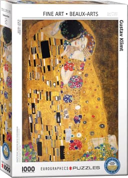 Pusle 1000 tk The Kiss by Gustav Klimt