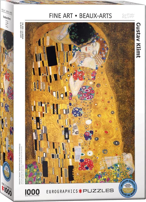 Pusle 1000 tk The Kiss by Gustav Klimt