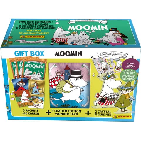 Muumi / Moomin kogumiskaardid - kinkekarp